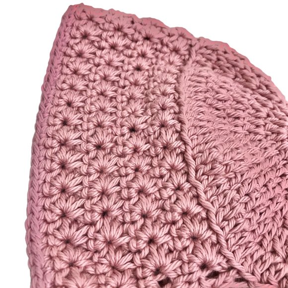 Brand New Handmade Crochet Baby Bonnet, Newborn Baby Girl Bonnet - Picture 3 of 3